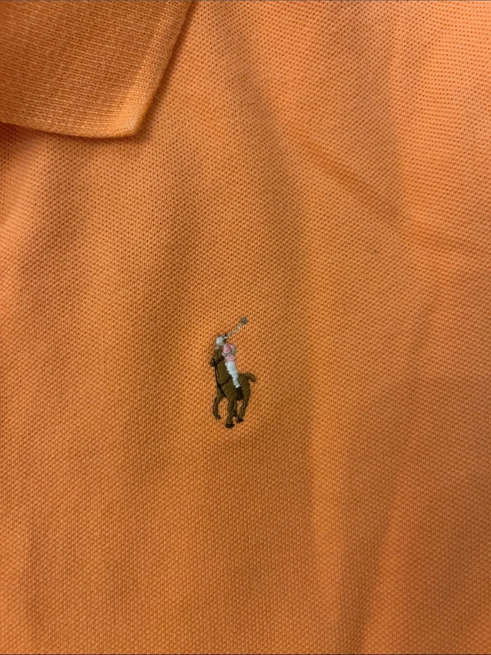Polo Ralph Lauren Orange Short Sleeve Polo Shirt